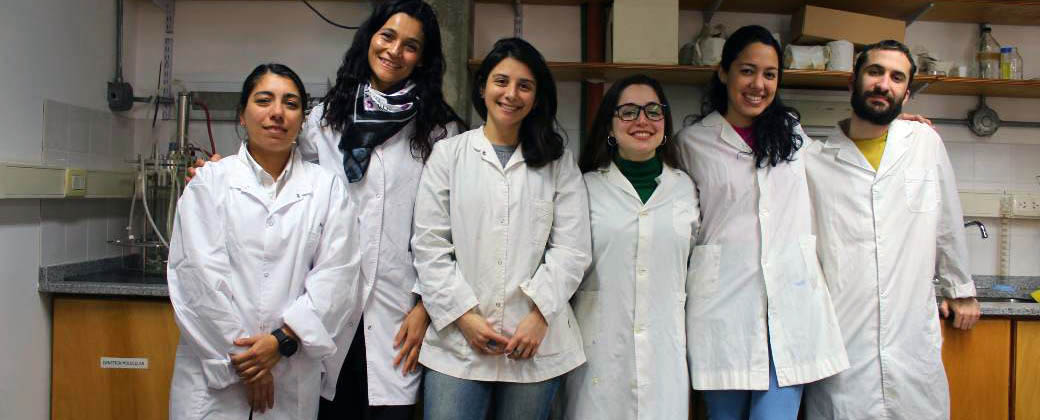 Yamila Santillán, Lorena Rojas, Evelyn Wagner, Clara Agnello, Julieta Frescura y Tomás Frosio